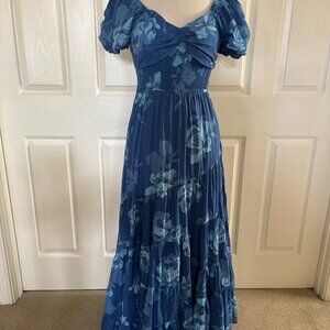 Free People Sapphire Sundrenched Maxi Dress NWT/Large